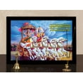 thumbnail image 6 of IBA Indianbeautifulart Mahabharat Shree Krishna ArjunPicture Frame Religious Poster Black Wall Frame Deity Photo Frame Wall DecorFor Home/Office/Temple, 6 of 7