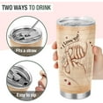 thumbnail image 2 of Gifts for Wife from Husband - Romatic Valentines day gifts for Her Him, Xmas, Anniversary, Birthday Gift - Stainless Steel Tumbler 20oz - In Case I Don''t Say It Enough To Remind You, 2 of 6