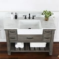 thumbnail image 6 of Villareal 48" Single Bath Vanity in Classical Gray with White Farmhouse Basin, 6 of 12