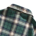 thumbnail image 3 of COSFO Work Button Down Shirt Men Long Sleeve Casual Plaid Tops with Pocket Loose Collared Mens Shirts, 3 of 5