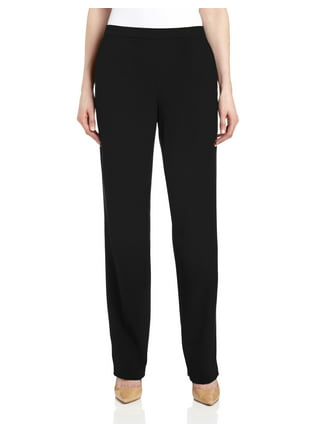 Briggs New York Women's Super Stretch Millennium Slimming Pull-on Ankle Pant,  Black, 8 : : Clothing, Shoes & Accessories