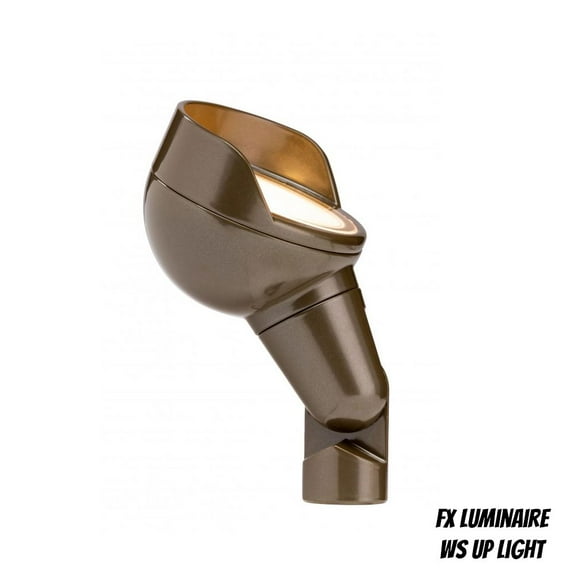 FX Luminaire WS Up light, 35-Watt, G4 LED, 2700K • Bronze Metallic