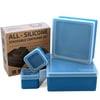 Stackable All Silicone Cube Food Container Set