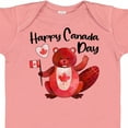 thumbnail image 4 of Inktastic Happy Canada Day Cute Red Beaver with Canadian Flag Boys or Girls Baby Bodysuit, 4 of 5