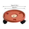 thumbnail image 3 of Binkne Flower Pot Shelf, Planter Caddies with Wheels Plastic Flower Pot Stand Set Indoor Outdoor Movable Planter Stand Rack on Rollers Planter Trolley Casters Rolling Tray, 1Pc Pallet, Clearance Sale, 3 of 3