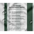 thumbnail image 5 of Soimoi Waterproof Outdoor Fabric By 3 Yard | Stripe Print on Green | 56" Wide | UV Resistant & Durable Taffeta Material for Cushions, Covers, Curtains, awning & DIY Projects, 5 of 7