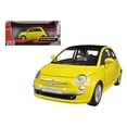 thumbnail image 1 of Motormax 73373y 1 by 24 Fiat 500 Nuova Diecast Car Model, Yellow, 1 of 1