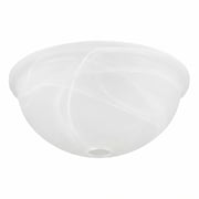 Kira Home 12" Ceiling Fan Globe Replacement Shade, Marble Swirl Glass Bowl