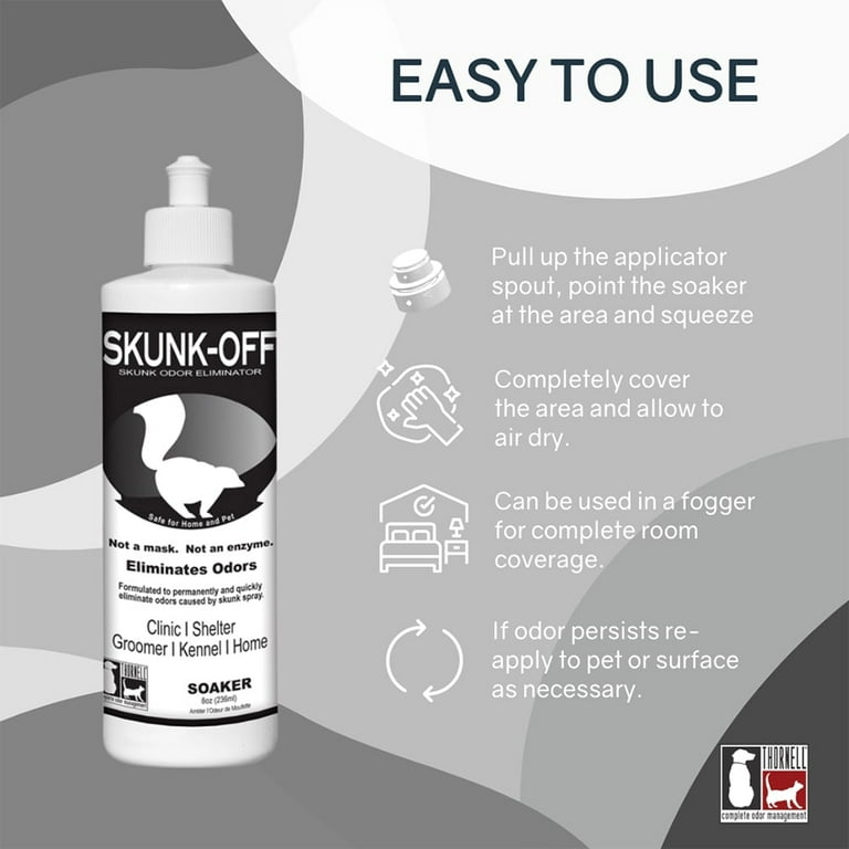 Enzyme skunk odor remover top