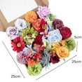 thumbnail image 2 of 38pcs Artificial Flowers Bouquets Box Set for DIY Bridal Wedding Shower Decorations Rainbow Colorful Fake Floral Arrangements for Party Table Centerpieces Home Decor Indoor Outdoor, 2 of 8