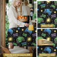 thumbnail image 5 of Game Controller Black Pattern Round Tablecloth 60"x60", Wrinkle Resistant Wipeable Table Cover for Kitchen Dining Room Picnic Patio and Party, 5 of 6