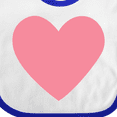 thumbnail image 4 of Inktastic Pink Valentine's Day Heart Boys or Girls Baby Bib, 4 of 4