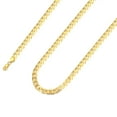 thumbnail image 2 of 14k Yellow Gold Plated Figaro Link Chain Necklace Jewelry for Women and Men 4mm 18" 20" 24" Gold Chain Necklace, 2 of 2