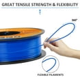 thumbnail image 3 of Geeetech 1.75mm PLA 3D Printer Filament, 1kg Spool (2.2lbs), Dimensional Accuracy +/- 0.03mm, blue, 3 of 8