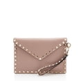 thumbnail image 1 of Pre-Owned Valentino Leather Rockstud V-Flap Wristlet, 1 of 9