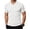 #A02-White, variant on Men's Ribbed Polo Shirts Short Sleeve V Neck Slim Fit Muscle Polo T-Shirt Casual Summer Collared Golf Shirt