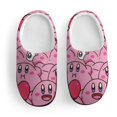 thumbnail image 3 of Game Kirby Pattern Soft Plush Slippers for Boys Girls Winter Warm Cotton Slippers with Rubber Sole Non-Slip Kid's Slip on Shoes Fluffy House Slippers For Indoor And Outdoor, 3 of 8