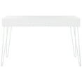 thumbnail image 6 of SAFAVIEH Cade Mid-Century Retro Two Drawer Desk, White, 6 of 12
