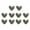 Multicolor, variant on UDIYO 10Pcs/Set Nail Drill Luxury 3D Effect Gloss Peach Love Heart Nail Art Decorations Ornaments for Salon