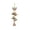Brown, variant on 1Pcs Witch Bells for Door Knob, Brass Iron Wind Chimes Vintage Witchcraft Supplies, Clear Negative Energy Home Decor Ornament for Boho Room Spiritual Apartment Entryway 15 Inch Brown