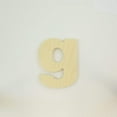 thumbnail image 1 of Package of 1, 6 Inch X 1 Baltic Birch Wood Letter g in The Arial Font, Thick, Lower Case for Art & Craft Project, Made in USA, 1 of 3