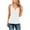 White, variant on Scyoekwg Womens Tops Fashion Tank Top Comfy Summer Sling Crew Neck Button Slim Tank Tops Sleeveless Solid Color Suspenders Casual Dressy Blouse Tees Shirts (Black,L)