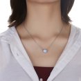 thumbnail image 3 of Ensemble Collier et Boucles d'Oreilles en Pierre de Lune Fait Main pour Femmes, 3 of 6