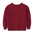 thumbnail image 2 of Gibobby Blusa Termica Niños Suéter de punto de Navidad de animados de manga larga de invierno para niños y niñas, suéter cálido para niños, ropa(Rojo, 4-5 Años), 2 of 4