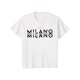 thumbnail image 1 of Summer men's 100% pure cotton casual loose fit plus size iTaLY MiLaNo printed comfortable round neck short sleeved T-shirt top, 1 of 6