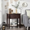 thumbnail image 4 of Costway 2PCS Nightstand End Table Storage Display W/ Drawer Shelf Furniture, 4 of 10