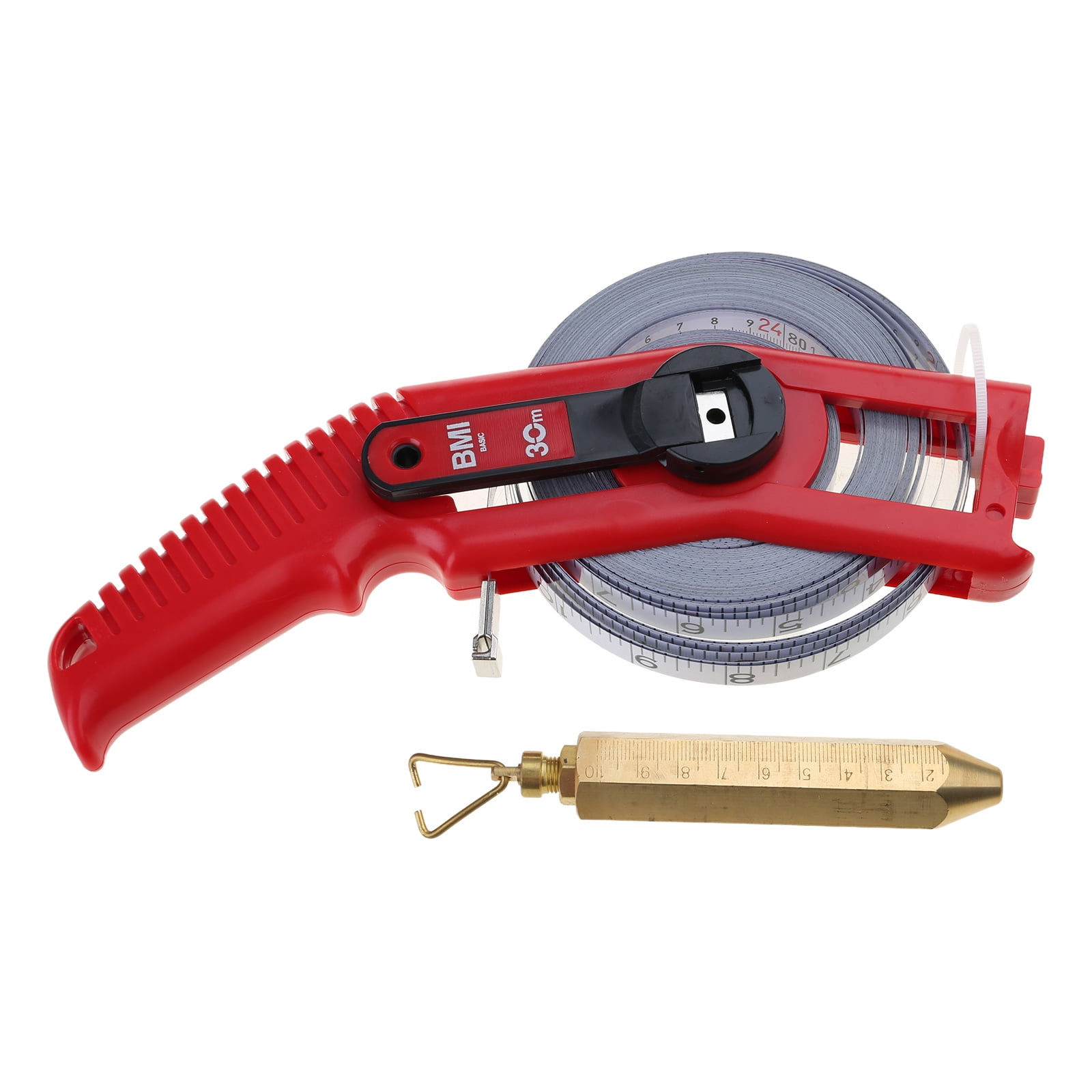 Oil Gauging Tapes Measuring Ruler Tape Measure Carbon Steel Plastic Handle Accuracy Oil Gauging Tape 15/20/30/50M