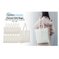 thumbnail image 2 of Bolsas de lona Simpli-Magic, 13 x 15 cm, 15 unidades, color natural, 2 of 6