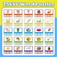 thumbnail image 2 of Puzzles de palabras CVC Edumix, 25 unidades, letras del alfabeto para niños, 2 of 7