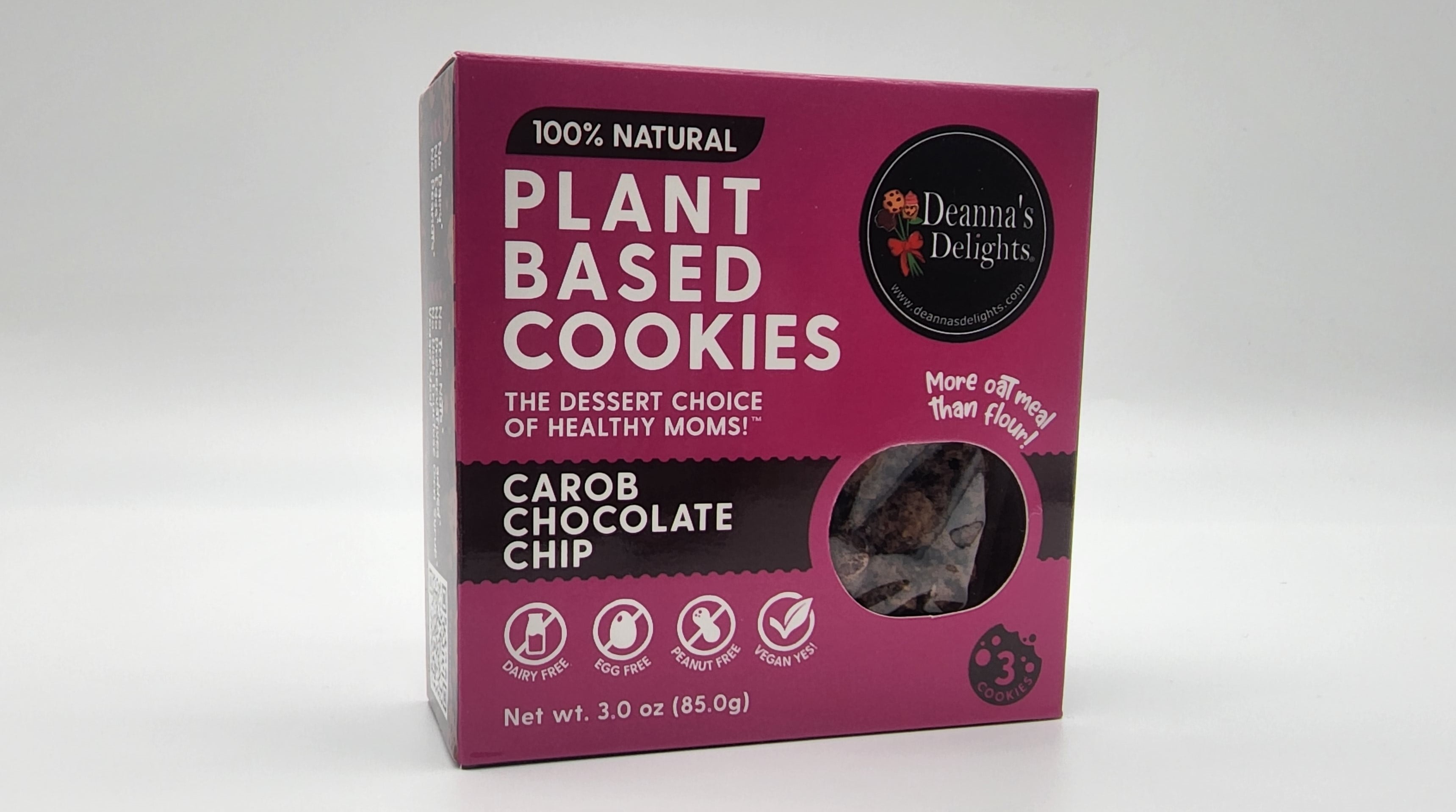 Carob Chocolate Chip Cookies by Deanna's Delights® (2 Boxes)