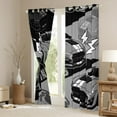 thumbnail image 3 of Black Grey Race Car 30%-50% Blackout Curtains Sports Car Curtains & Drapes Bedroom Decor Racing Car Window Curtains Cool Race Cars Gaming Window Treatments, 3 of 6