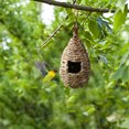 thumbnail image 4 of TERGAYEE Hummingbird Houses,Natural Grass Hanging Bird housenest,Hand Woven Hummingbird Nest,Large Wren Bird House for Garden Window Outdoor Home, 4 of 9