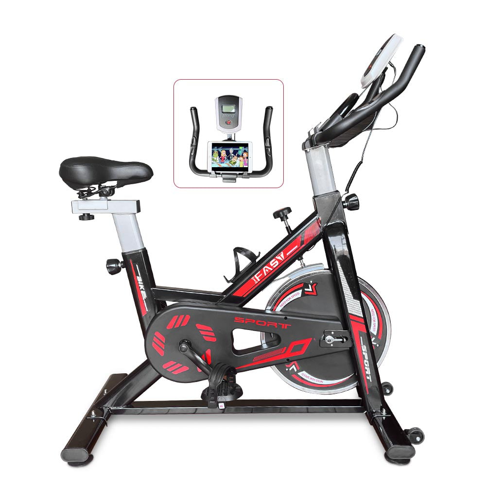 Exercise Bike Sports Bicycle Fitness Equipment Home Gym Workout w/LCD Monitor 