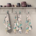thumbnail image 5 of Easter Eggs Flowers Pattern Kitchen Dish Towels Soft Tea Towel Set of 6 Absorbent Dishcloths Hand Towels for Drying Dish Cloths 28" x 18" Washcloth Gift, 5 of 7