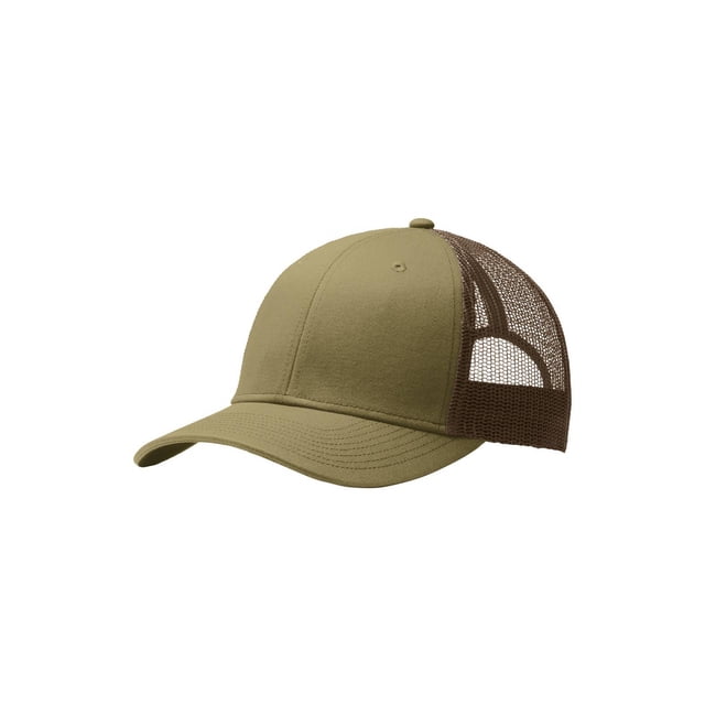 Top Headwear Snapback Trucker Cap - True Khaki/Coffee