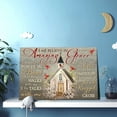 thumbnail image 3 of Motivational Wall Art Christian Canvas Wall Art Church Believe In Amazing Grace Wall Decor Scripture Bible Verse Prints Rustic Religious Home Decor For Office Bedroom Living Room 12x18 Inch, 3 of 6