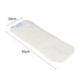 thumbnail image 6 of Incontinence Bed Pads, Heavy Absorbency Underpads, Reusable Washable 4 Layers Bamboo  Adult Incontinence Cloth Nappy Insert Pad, 6 of 9