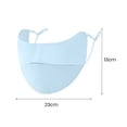 thumbnail image 6 of Soumake Summer Ice Silk Cycling Face Guard Anti-UV Dustproof Breathable Ear Loop Sunscreen Sports Mouth Cover, 6 of 8