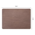 thumbnail image 6 of Set of 6 Leather Placemats for Kitchen Dining Table Decor, Washable, Heat-Resistant Table Mats Dark Brown 16.9x11.8inch, 6 of 6