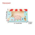 thumbnail image 4 of 10pcs Durable Cardboard Transparent Window Mooncake Packing Gift Package Boxes Christmas Pastry Cases Baking Packing Box 10PCS STYLE 2, 4 of 8