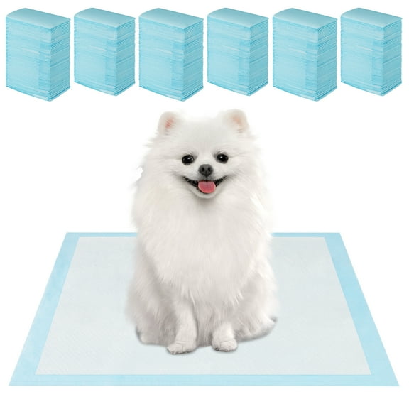 Gymax 24''x 17''(300 Counts) Dog Potty Training Pads Puppy Pee Pads w/ Quick-Drying