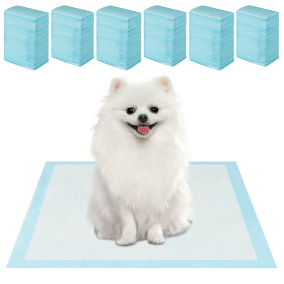 Gymax 24''x 17''(300 Counts) Dog Potty Training Pads Puppy Pee Pads w/ Quick-Drying