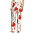 thumbnail image 3 of Balery Cute Mushroom print Women's Pajama Pants,Ultra Lightweight Pjs,Lounge Pant-Large, 3 of 9