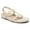 Beige, variant on FSJ Women Split Round Toe Platform Thong Sandals T Strap Buckled Platforms Summer Beach Holiday Daily Shoes Size 8 Sandy Brown