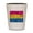 White/Black, variant on CafePress - Abstract Paint Splatter Pansexual Pride Flag - White Shot Glass, Unique and Funny Shot Glass