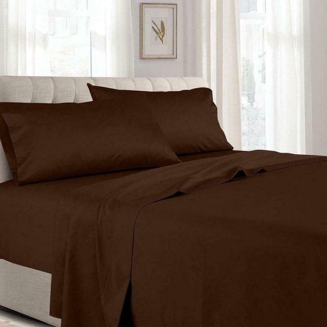 Sábanas planas de microfibra Empire Home Fashion Premium Sheets de 1800 hilos, tamaño individual